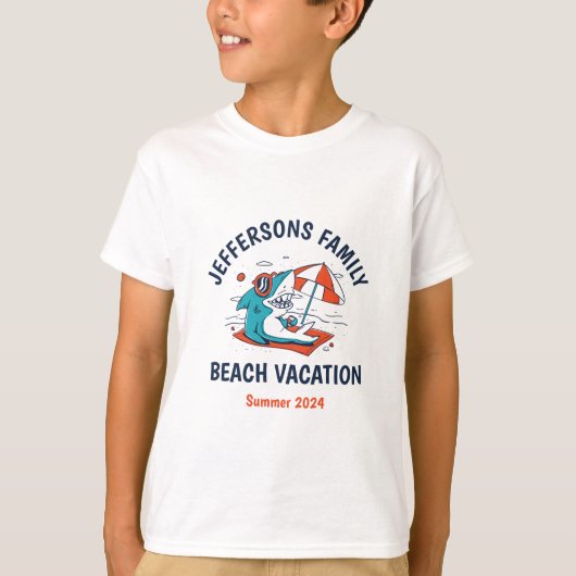 Coole Haimatching Familienreise Urlaub am Strand T-Shirt (Vorderseite)
