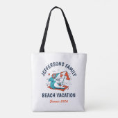 Coole Haimatching Family Wiedersehen Beach Urlaub Tasche (Rückseite)