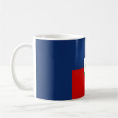 Coole Haitianische Flagge Kaffeetasse (Links)
