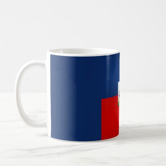 Coole Haitianische Flagge Kaffeetasse (Links)