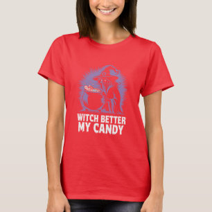 Coole Halloween Hexe hat besser meine Süßigkeiten. T-Shirt