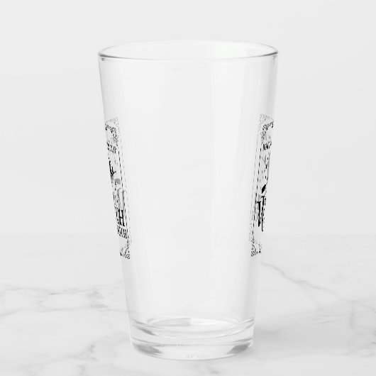 coole Halloween-Hexenkunstkunst  Glas (Links)