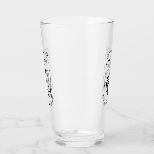 coole Halloween-Hexenkunstkunst Glas (Rechts)