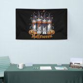 Coole Halloween-Katzen-Geschenke für ihr Töchterge Banner (Messeveranstaltung)
