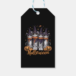 Coole Halloween-Katzen-Geschenke für ihr Töchterge Geschenkanhänger
