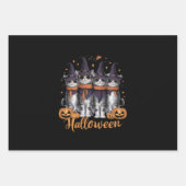 Coole Halloween-Katzen-Geschenke für ihr Töchterge Geschenkpapier Set (Vorderseite)