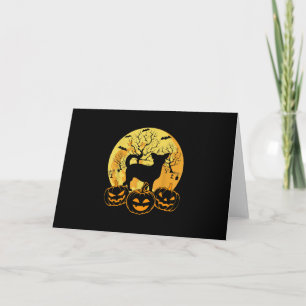 Coole Halloween Kostüme Chihuahua Dog Lover Ohrts Feiertagskarte