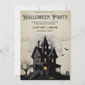 Coole Halloween-Party Einladung (Vorderseite)