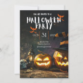 Coole Halloween-Party  Einladung (Vorderseite)
