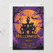 Coole Halloween-Party Einladung (Vorderseite)
