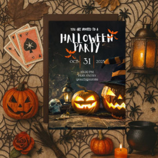 Coole Halloween-Party Einladung