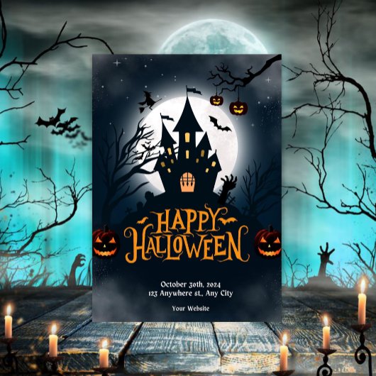 Coole Halloween-Party  Einladung