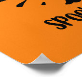 coole Halloween Party Wortart Poster (Ecke)