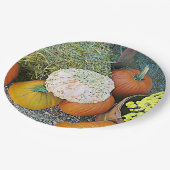 Coole Halloween Pumpkins Display Party Paper Telle Pappteller (Schrägansicht)