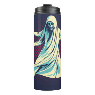 Coole Halloween-Skulptur, Spooky Death Thermosbecher