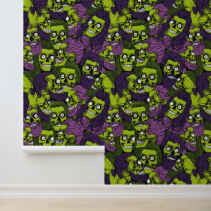 Coole Halloween-Zombie-Kachel Tapete