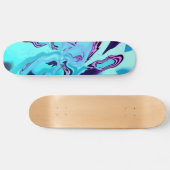 Coole handbemalte Originalkunst Skateboard (Horizontal)