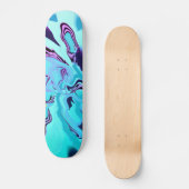 Coole handbemalte Originalkunst Skateboard (Vorderseite)