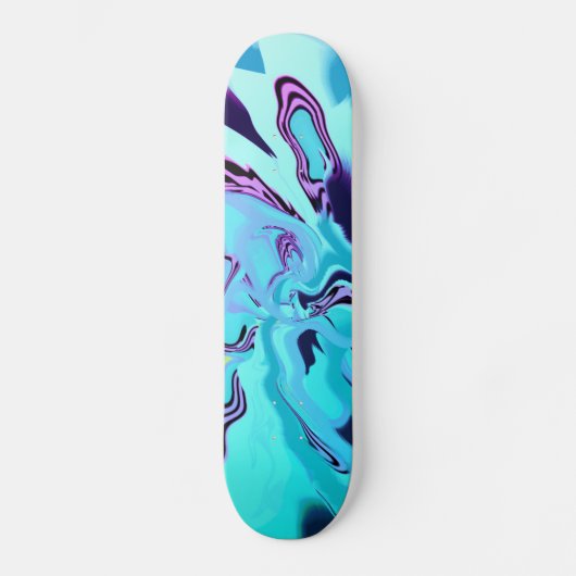 Coole handbemalte Originalkunst Skateboard (Vorderseite)