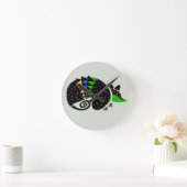 Coole handgezeichnete ARMADILLO - Wildtiere - Natu Runde Wanduhr (Zuhause)