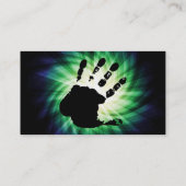 Coole Handschrift; Handdruck Visitenkarte (Rückseite)