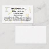 Coole Handyman-Visitenkarten Visitenkarte (Vorne/Hinten)