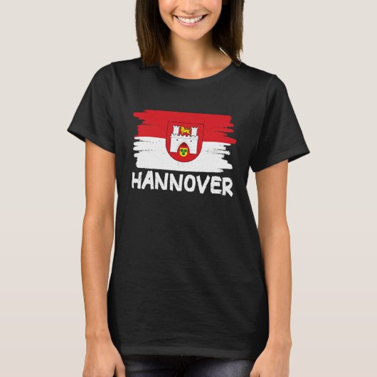 Coole Hannover-Flagge T-Shirt (Vorderseite)