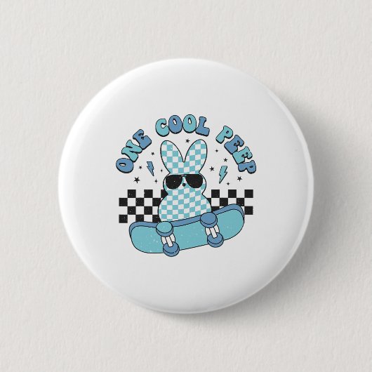 Coole Happy Easter Day Skateboard Liebhaber Button (Vorderseite)