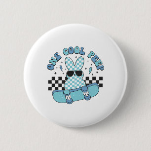 Coole Happy Easter Day Skateboard Liebhaber Button