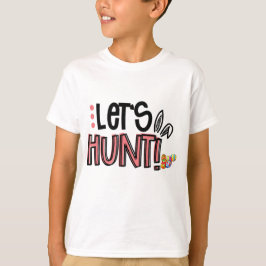 coole Hasenjagd lustiges Osterdesign Shirt