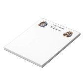 Coole Haustiere Personalisiert Veterinär-Notepad Notizblock (Rotiert)