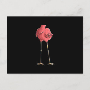Coole Headless Flamingo Halloween Kostümgeschenke Ankündigungspostkarte