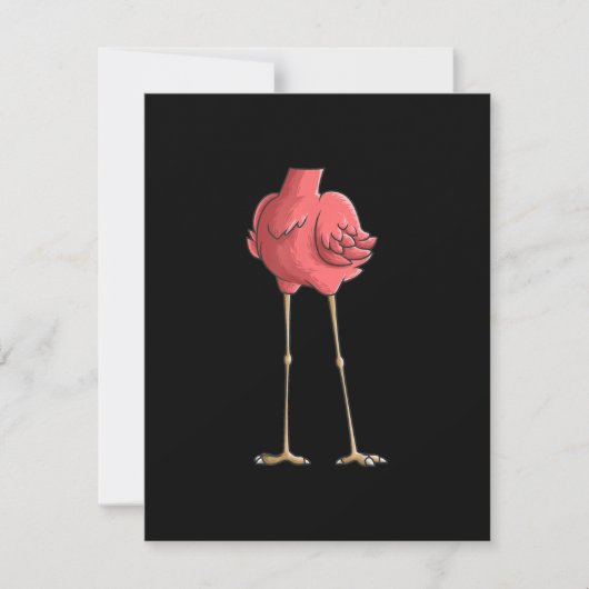 Coole Headless Flamingo Halloween Kostümgeschenke Einladung (Vorderseite)