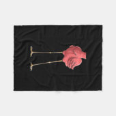 Coole Headless Flamingo Halloween Kostümgeschenke Fleecedecke (Vorderseite (Horizontal))