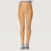 Coole, hellbraune Bambusholzlegierung Leggings (Vorderseite)