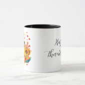 Coole Herbstkatze Tasse (Zentrum)