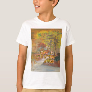 Coole Herbstsaison Vintage Kunst drucken T-Shirt