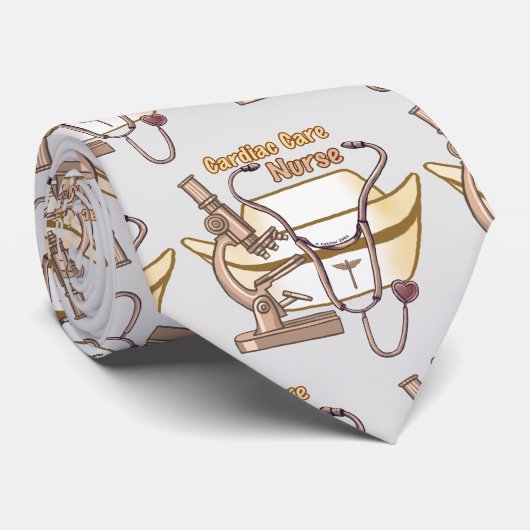 Coole Herzkrankheit Krawatte (Gerollt)