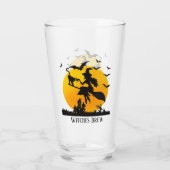 coole Hexenbraue Text hinzufügen  Glas (Rückseite)