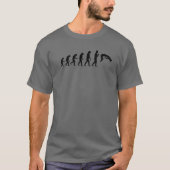 Coole High-Jump-Evolution | Funny Pole Vaulting At T-Shirt (Vorderseite)