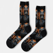 Coole Hip Cat Thunder_Cove Socken (Linkes Detail)