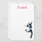 Coole Hip Hop Dancer Girl Illustration Briefpapier (Vorderseite)