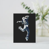 Coole Hip Hop Dancer Girl Illustration Postkarte (Stehend Vorderseite)