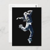 Coole Hip Hop Dancer Girl Illustration Postkarte (Vorne/Hinten)