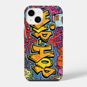 Coole Hip-Hop-Graffiti iPhone 14 Case-Mate Hülle