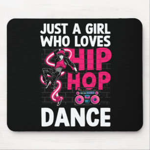 Coole Hip Hop Kunst für Frauen Mädchen Hiphop Danc Mousepad