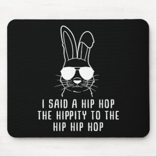 Coole Hip-Hop-Sonnenbrille Bunny Oster-Geschenk Mä Mousepad