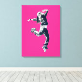 Coole Hip Hop Tänzerkunst Leinwanddruck (Insitu (Holzboden))