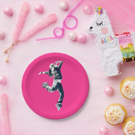 Coole Hip Hop Tänzerkunst Pappteller (Party)