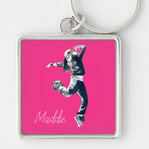 Coole Hip Hop Tänzerkunst Schlüsselanhänger